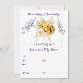 フラワービー招待状 招待状