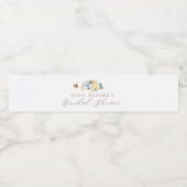 フラワービー ブライダルシャワー ペットボトルラベル (シングルラベル)