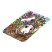 フラワーピギー マグネット (左側)