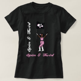 フラワーピンクのフラグTシャツ Tシャツ