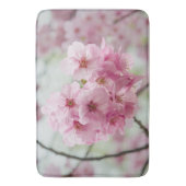 フラワーピンクの桜の写真 バスマット (正面縦)