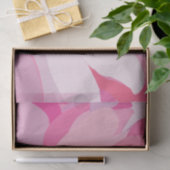 フラワーピンクデイジー花 薄葉紙 (ギフト)