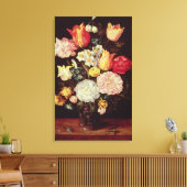 フラワーピース キャンバスプリント (インサイチュ (リビング))