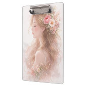フラワーピース・セルフケアクリップボード | おしゃれな文房具  クリップボード (左)