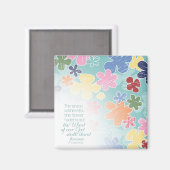 フラワーファデスススクエアマグネット マグネット (正面/裏面)