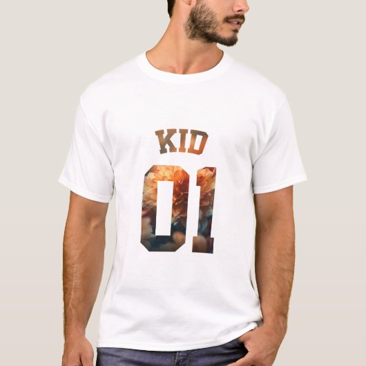 フラワーファミリー – Kid 01 Tシャツ (正面)