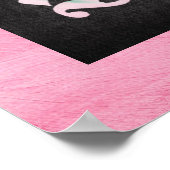 フラワーファンタジーエンジェルデザインポスタープリント ポスター (角)