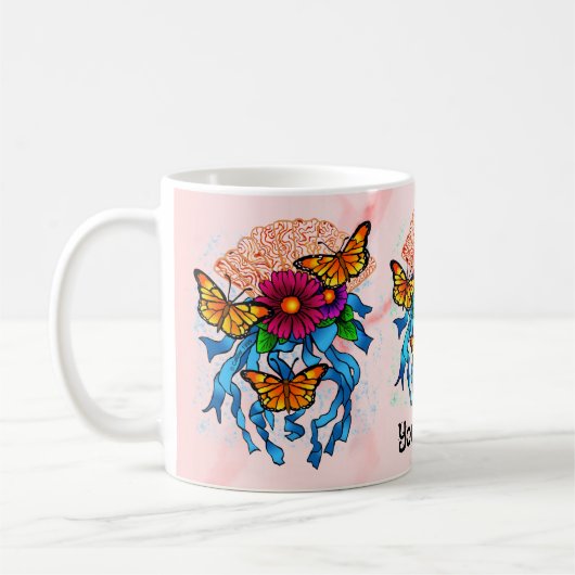 フラワーファン コーヒーマグカップ (左)