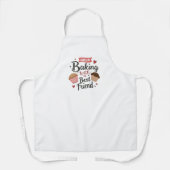 フラワーファーおもしろい エプロン (正面)