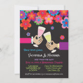 フラワーフィエスタトーストリハーサルディナー 招待状 (正面)