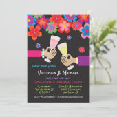 フラワーフィエスタトーストリハーサルディナー 招待状 (スタンド正面)