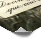 フラワーフィッシュコルヌコピアソワソンダブリル ポスター (角)