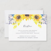 フラワーフィールズ レセプションマップ 招待状 (正面)