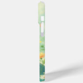 フラワーフィールドとハッピーヒッポ Case-Mate iPhoneケース (裏面 / 左)