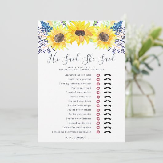 フラワーフィールドの両面仕様の結婚前お茶会ゲーム (スタンド正面)