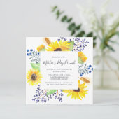 フラワーフィールドの母の日ブランチ招待状 招待状 (スタンド正面)