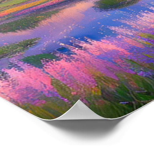 フラワーフィールドオアシス ポスター (角)