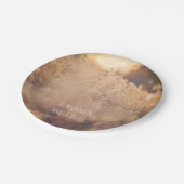 フラワーフィールド素朴カントリーウェディング披露宴 ペーパープレート (アングル)