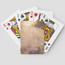 フラワーフィールド素朴カントリーサンセットダスク トランプ