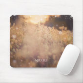 フラワーフィールド素朴カントリーサンセットダスク マウスパッド (マウス)