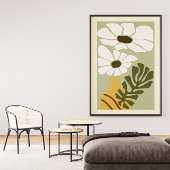 フラワーフィールド、マティスのウォールアートキャンバス キャンバスプリント