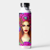 フラワーフェアリーの女王 ウォーターボトル (左面)