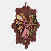 フラワーフェアリーガーデンハート花妖精 オーナメントカード (右)