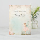 フラワーフェアリーガール誕生日 シーズンカード (スタンド正面)