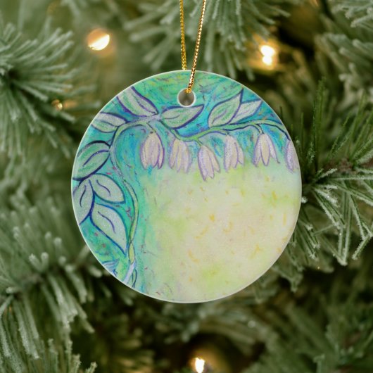 フラワーフェアリーズガーデンアートカスタムオーナメント セラミックオーナメント (ツリー)