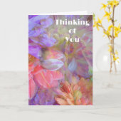 フラワーフェアリーダブルエクスポージャーファンタジーアート カード (黄色い花)