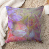 フラワーフェアリーダブルエクスポージャーファンタジーアート クッション (ブランケット)