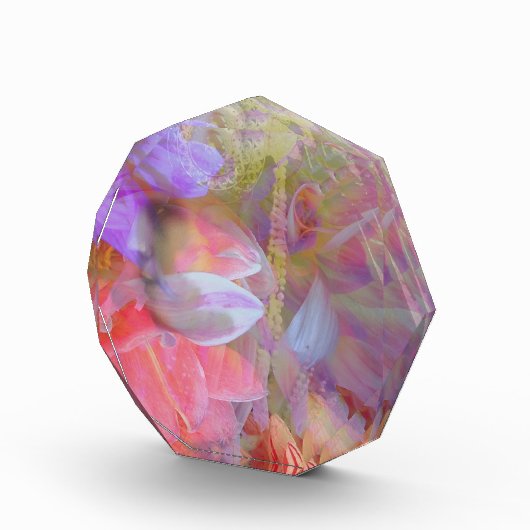 フラワーフェアリーダブルエクスポージャーファンタジーアート フォトブロック (右)