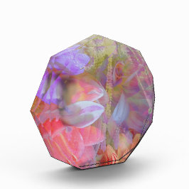 フラワーフェアリーダブルエクスポージャーファンタジーアート フォトブロック