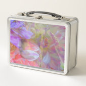 フラワーフェアリーダブルエクスポージャーファンタジーアート メタルランチボックス (正面)
