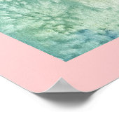 フラワーフェアリーバニーポスタープリント ポスター (角)