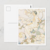 フラワーフェアリー、ローラ・クームズヒルズ、アート ポストカード (正面/裏面)