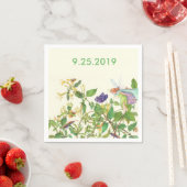 フラワーフェアリーEthereal水彩カスタム スタンダードカクテルナプキン (インサイチュ)