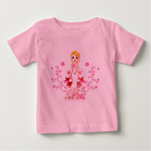 フラワーフェアリーTシャツ ベビーTシャツ