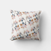 フラワーフェザーボーホ幾何枕 クッション (正面)