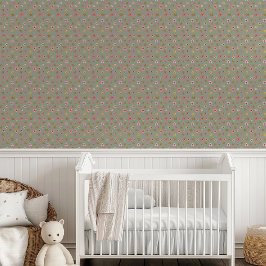 フラワーフェミニンズフローラ子供部屋ベッドルームリビングルーム 壁紙