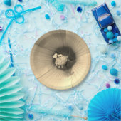 フラワーフォトカスタム紙プレート7 in ペーパープレート (パーティー)