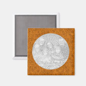 フラワーフォトマグネットテンプレート マグネット (正面/裏面)