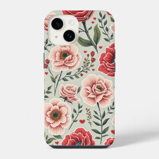 フラワーフォンケース iPhone 14ケース
