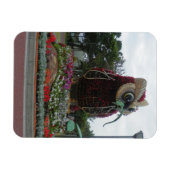 フラワーフクロウ マグネット (横)