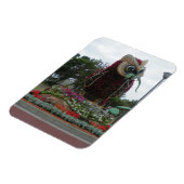 フラワーフクロウ マグネット (左側)