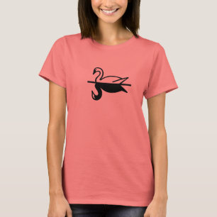 フラワーフライによる白鳥の反射 Tシャツ