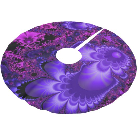 フラワーフラクタルツリースカート ブラッシュドポリエステルツリースカート (アングル)