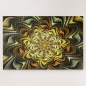 フラワーフラクタルパズル ジグソーパズル (横)