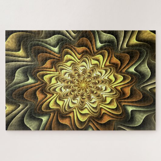 フラワーフラクタルパズル ジグソーパズル (横)