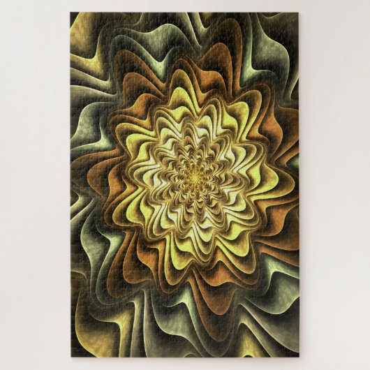 フラワーフラクタルパズル ジグソーパズル (縦)